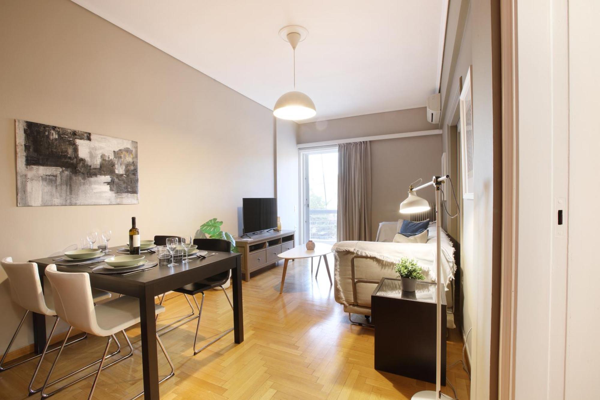 Modern 2Bd Apartment Next To Acropolis Афины Экстерьер фото